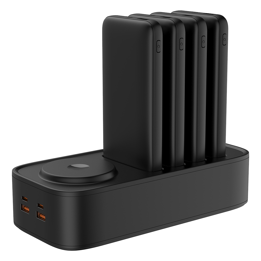 Pomoćna stanica sa baterijama 4 x 10.000 mAh, 65W, sa magnetom